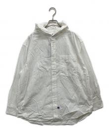 THE NORTHFACE PURPLELABEL（ザ・ノースフェイス パープルレーベル）の古着「Mountain Hooded Shirt」｜ホワイト
