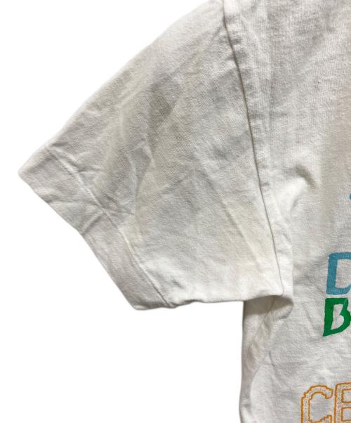 CDG（シーディージー）CDG (シーディージー) BRAIN DEAD (ブレインデッド) コラボプリントTシャツ ホワイト サイズ:Mの古着・服飾アイテム