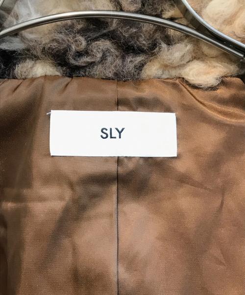 SLY（スライ）SLY (スライ) STAND WOOL BOA ブルゾン ブラウン サイズ:1の古着・服飾アイテム