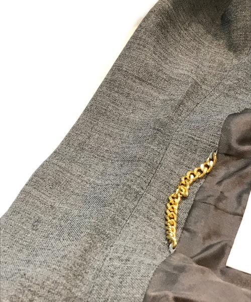 journal standard L'essage（ジャーナルスタンダード レサージュ）journal standard L'essage (ジャーナルスタンダード レサージュ) LANAミストウール ダブルジャケット グレー サイズ:FREEの古着・服飾アイテム