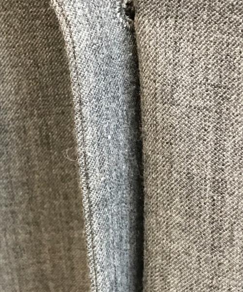 journal standard L'essage（ジャーナルスタンダード レサージュ）journal standard L'essage (ジャーナルスタンダード レサージュ) LANAミストウール ダブルジャケット グレー サイズ:FREEの古着・服飾アイテム