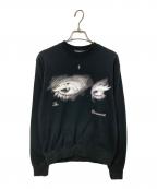 JAN SOLVIE ASSEMBLYヤンソルヴィアッセンブリー）の古着「クルーネックスウェット」｜ブラック