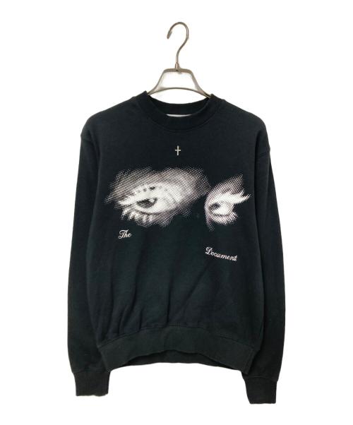 JAN SOLVIE ASSEMBLY（ヤンソルヴィアッセンブリー）JAN SOLVIE ASSEMBLY (ヤンソルヴィアッセンブリー) クルーネックスウェット ブラック サイズ:Fの古着・服飾アイテム