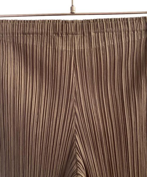 PLEATS PLEASE（プリーツプリーズ）PLEATS PLEASE (プリーツプリーズ) プリーツパンツ オリーブ サイズ:2の古着・服飾アイテム
