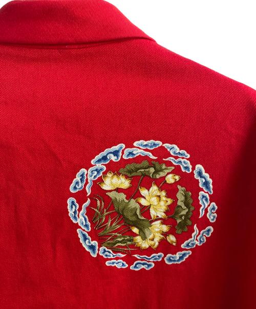 Yohji Yamamoto pour homme（ヨウジヤマモト プールオム）Yohji Yamamoto pour homme (ヨウジヤマモト プールオム) 96SS フラワープリントジャケット レッド サイズ:Mの古着・服飾アイテム