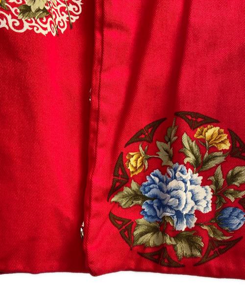 Yohji Yamamoto pour homme（ヨウジヤマモト プールオム）Yohji Yamamoto pour homme (ヨウジヤマモト プールオム) 96SS フラワープリントジャケット レッド サイズ:Mの古着・服飾アイテム