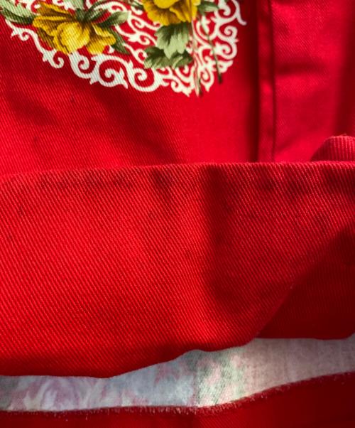 Yohji Yamamoto pour homme（ヨウジヤマモト プールオム）Yohji Yamamoto pour homme (ヨウジヤマモト プールオム) 96SS フラワープリントジャケット レッド サイズ:Mの古着・服飾アイテム