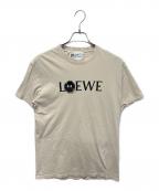 LOEWE×スタジオジブリロエベ×スタジオジブリ）の古着「スタジオジブリ/コラボロゴ Tシャツ」｜ベージュ