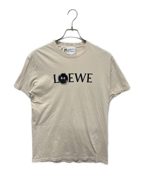 LOEWE（ロエベ）LOEWE (ロエベ) スタジオジブリ (スタジオジブリ) スタジオジブリ/コラボロゴ Tシャツ ベージュ サイズ:XSの古着・服飾アイテム