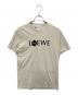 LOEWE（ロエベ）の古着「スタジオジブリ/コラボロゴ Tシャツ」｜ベージュ