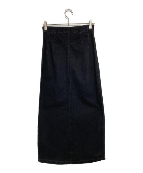 PHOTOCOPIEU（フォトコピュー）PHOTOCOPIEU (フォトコピュー) デニムスカート ブラック サイズ:36の古着・服飾アイテム