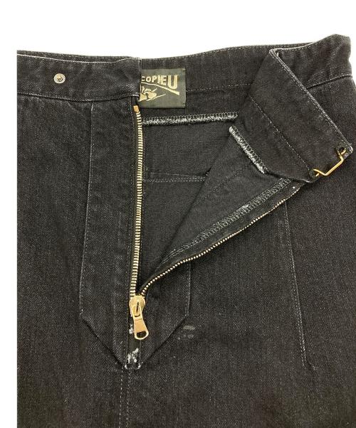 PHOTOCOPIEU（フォトコピュー）PHOTOCOPIEU (フォトコピュー) デニムスカート ブラック サイズ:36の古着・服飾アイテム