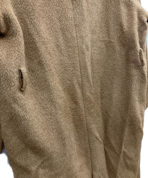 AURALEE（オーラリー）AURALEE (オーラリー) ベビーアルパカノーカラーコート ブラウン サイズ:1の古着・服飾アイテム