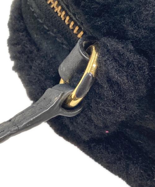 UGG（アグ）UGG (アグ) ムートンミニショルダーバッグ ブラックの古着・服飾アイテム