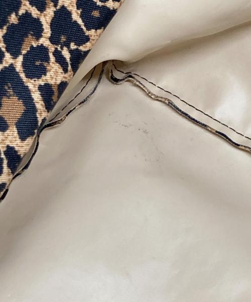 Herve Chapelier（エルベシャプリエ）Herve Chapelier (エルベシャプリエ) 925F ナイロン舟型ショルダーL ヒョウ柄 ブラウン×ブラックの古着・服飾アイテム