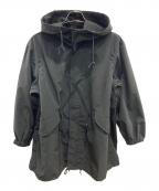 Spick and Spanスピックアンドスパン）の古着「P/Ny 撥水スノーカモパーカーコート」｜ブラック