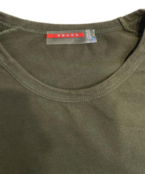 PRADA SPORTS（プラダスポーツ）PRADA SPORTS (プラダスポーツ) ラグランカットソー オリーブ サイズ:Sの古着・服飾アイテム