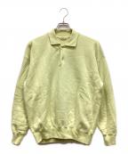 AURALEEオーラリー）の古着「SMOOTH SOFT SWEAT POLO」｜グリーン