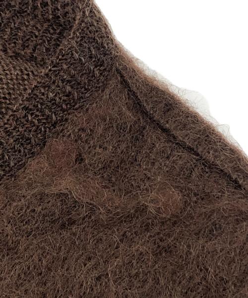 WACKO MARIA（ワコマリア）WACKO MARIA (ワコマリア) MOHAIR CARDIGAN ブラウン サイズ:Mの古着・服飾アイテム