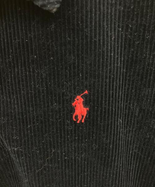 POLO RALPH LAUREN（ポロ・ラルフローレン）POLO RALPH LAUREN (ポロ・ラルフローレン) コーデュロイコーチジャケット ブラック サイズ:SIZE Sの古着・服飾アイテム