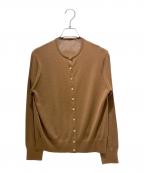 DEUXIEME CLASSEドゥーズィエム クラス）の古着「FF30 TODAY クルーネック カーディガン 25080500405030」｜ブラウン