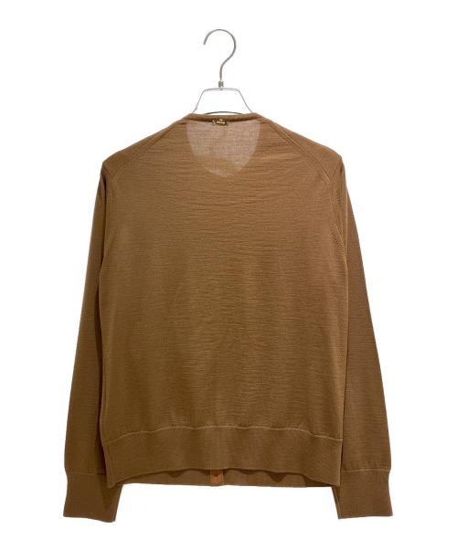 DEUXIEME CLASSE（ドゥーズィエム クラス）DEUXIEME CLASSE (ドゥーズィエム クラス) FF30 TODAY クルーネック カーディガン 25080500405030 ブラウン サイズ:Freeの古着・服飾アイテム