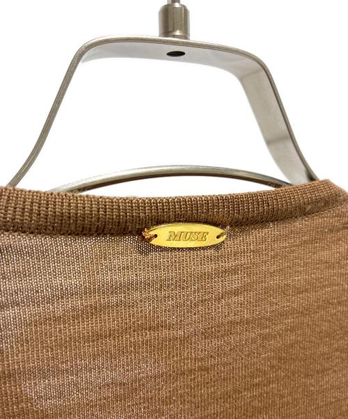 DEUXIEME CLASSE（ドゥーズィエム クラス）DEUXIEME CLASSE (ドゥーズィエム クラス) FF30 TODAY クルーネック カーディガン 25080500405030 ブラウン サイズ:Freeの古着・服飾アイテム