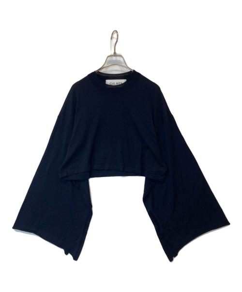 CALMER（カルメール）CALMER (カルメール) RE-ACTIVE ポンチョ ネイビー サイズ:FREEの古着・服飾アイテム