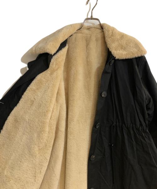 na.e（ナエ）na.e (ナエ) ベルト付きロングコート ブラック サイズ:FREEの古着・服飾アイテム