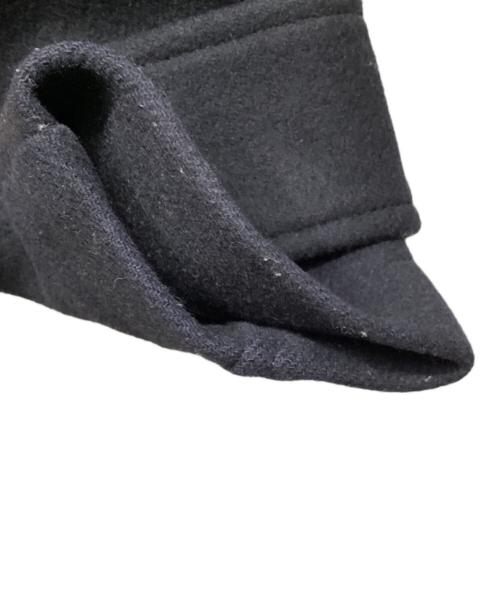 uncrave（アンクレイヴ）uncrave (アンクレイヴ) プルーフメルトンダッフル コート ブラックの古着・服飾アイテム