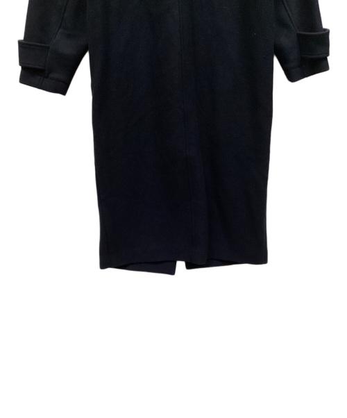 uncrave（アンクレイヴ）uncrave (アンクレイヴ) プルーフメルトンダッフル コート ブラックの古着・服飾アイテム