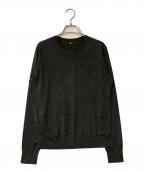 theoryセオリー）の古着「Regal Wool Crew Neck PO P」｜グレー