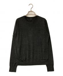 theory（セオリー）の古着「Regal Wool Crew Neck PO P」｜グレー