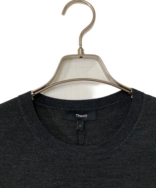 theory（セオリー）theory (セオリー) Regal Wool Crew Neck PO P グレー サイズ:L 未使用品の古着・服飾アイテム