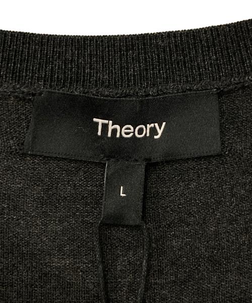 theory（セオリー）theory (セオリー) Regal Wool Crew Neck PO P グレー サイズ:L 未使用品の古着・服飾アイテム