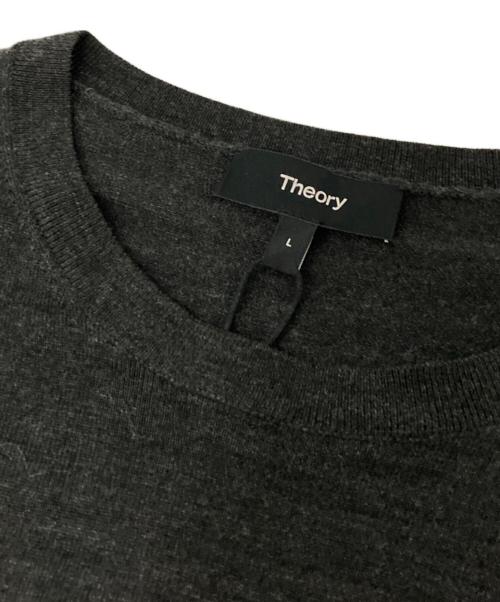theory（セオリー）theory (セオリー) Regal Wool Crew Neck PO P グレー サイズ:L 未使用品の古着・服飾アイテム