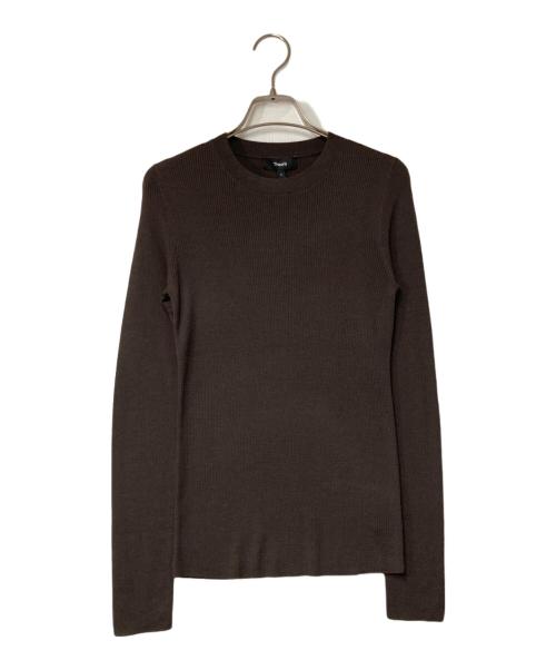 theory（セオリー）theory (セオリー) Regal Wool Mirzi Sweater S ブラウン サイズ:S 未使用品の古着・服飾アイテム