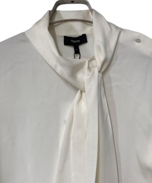 theory（セオリー）theory (セオリー) Modern Ggt Tie Neck Blouse アイボリー サイズ:P(下記採寸参照) 未使用品の古着・服飾アイテム