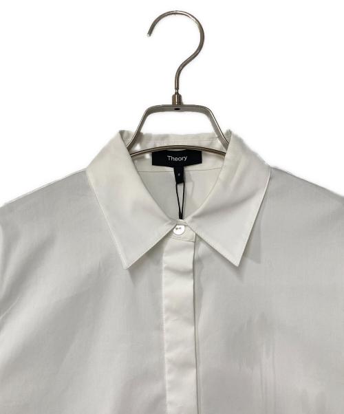 theory（セオリー）theory (セオリー) Cotton Shirting Classic Fitted Shirt ホワイト サイズ:P 未使用品の古着・服飾アイテム