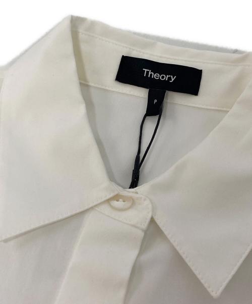 theory（セオリー）theory (セオリー) Cotton Shirting Classic Fitted Shirt ホワイト サイズ:P 未使用品の古着・服飾アイテム