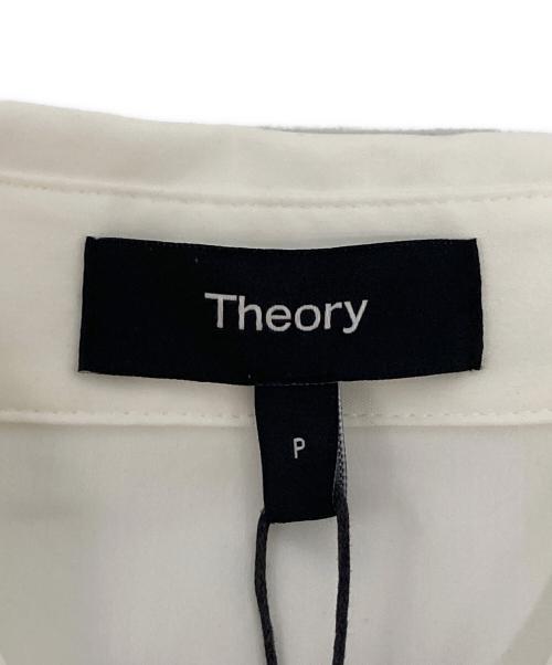 theory（セオリー）theory (セオリー) Cotton Shirting Classic Fitted Shirt ホワイト サイズ:P 未使用品の古着・服飾アイテム