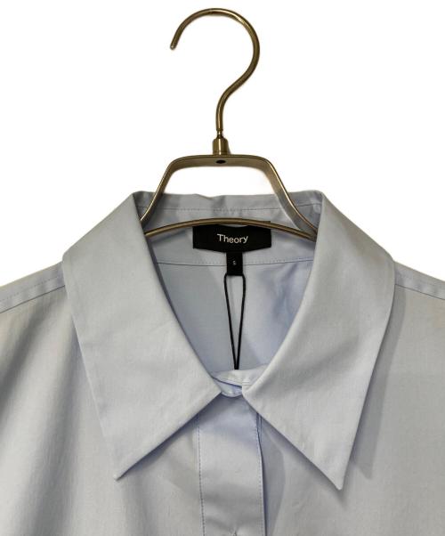 theory（セオリー）theory (セオリー) Wealth Buttondown Shirt ブルー サイズ:S 未使用品の古着・服飾アイテム