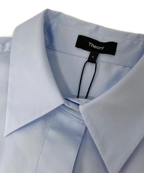 theory（セオリー）theory (セオリー) Wealth Buttondown Shirt ブルー サイズ:S 未使用品の古着・服飾アイテム