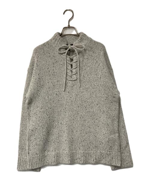 theory（セオリー）theory (セオリー) Speckled Tweed Drawstring Pullover グレー サイズ:P 未使用品の古着・服飾アイテム