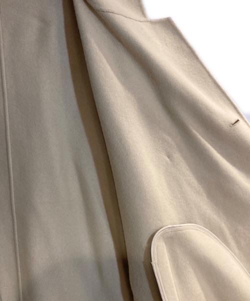 Louren（ローレン）LOUREN (ローレン) ストール付ロングコート イエロー サイズ:FREEの古着・服飾アイテム