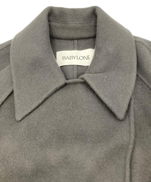 BABYLONE（バビロン）BABYLONE (バビロン) リバーダブルロングコート チャコールグレー サイズ:Free 未使用品の古着・服飾アイテム