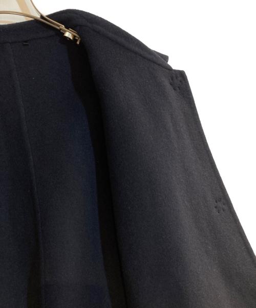 #Newans（ハッシュニュアンス）#Newans (ハッシュニュアンス) セーラーカラーダブルフェイスケープコート ネイビー サイズ:1の古着・服飾アイテム