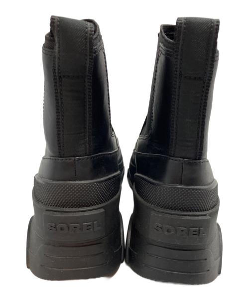SOREL（ソレル）SOREL (ソレル) サイドゴアブーツ ブラック サイズ:24の古着・服飾アイテム