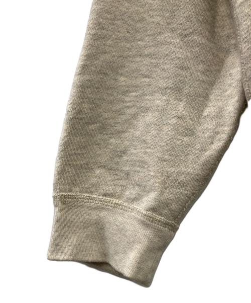 RRL（ダブルアールエル）RRL (ダブルアールエル) ロゴ フリース スウェットシャツ ベージュ サイズ:Lの古着・服飾アイテム