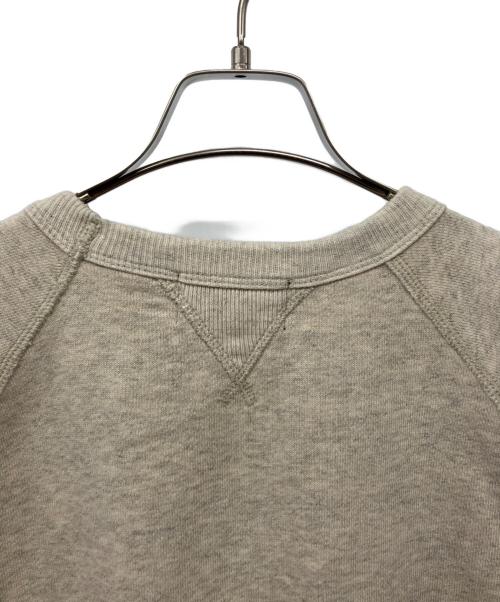 RRL（ダブルアールエル）RRL (ダブルアールエル) ロゴ フリース スウェットシャツ ベージュ サイズ:Lの古着・服飾アイテム